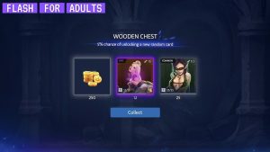 winning a chest and show what is in it